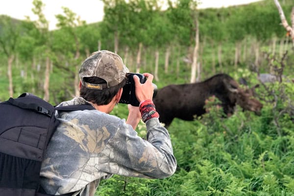 Observation de la faune aux Monts-Valin