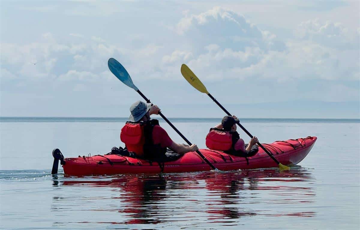 Kayak et paddleboard sur le fleuve Saint-Laurent