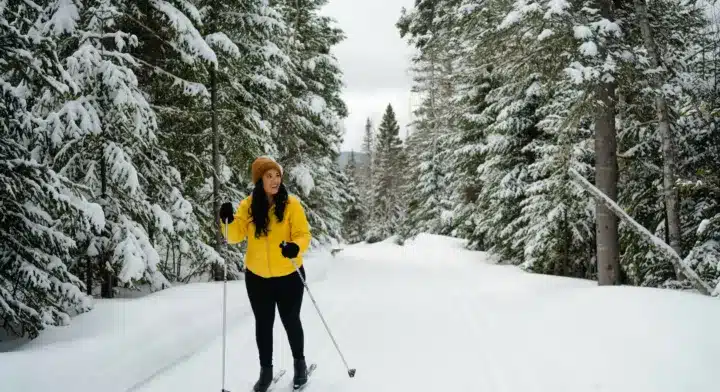 Ski de fond au Massif